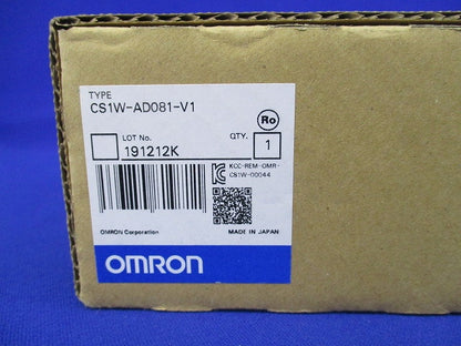 アナログ入力ユニット CS1W-AD081-V1
