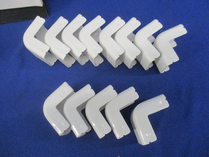 メタルモール付属品A型セット(混在23個入)(ホワイト) DZA128W他