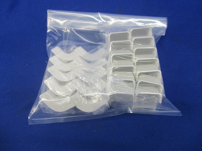 メタルモール付属品A型セット(混在23個入)(ホワイト) DZA128W他