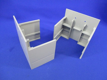 ブレーカー用表面形端子カバー(ライトグレー)(タッピングネジ不足) TMC-5B