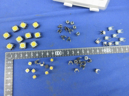 タクタイルスイッチセット(混在50個入)(ケース付) B3F他