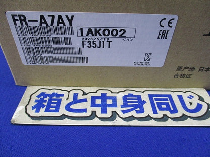三菱電機汎用インバータ Eキット FR-A7AY