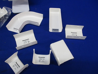 メタルモール付属品B型セット(混在10個入)(キズ・汚れ有)(ホワイト) DZB257W他