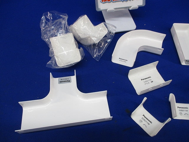 メタルモール付属品B型セット(混在10個入)(キズ・汚れ有)(ホワイト) DZB257W他