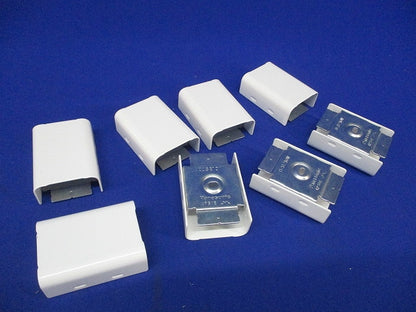 B型メタルモール付属品セット(混在10個入)ホワイト DZB210W他