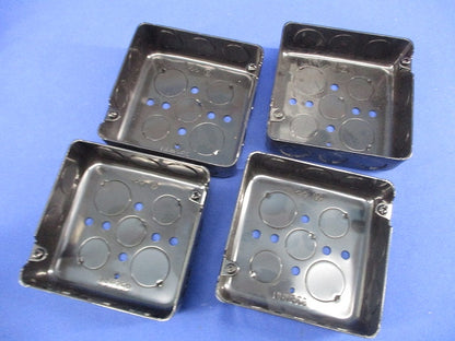 中四角浅型アウトレットボックス(4個入) OBM35B