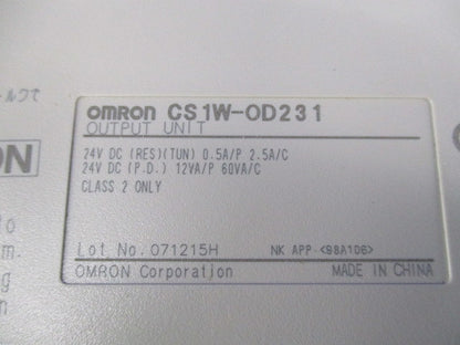トランジスタ出力ユニット 32点(ジャンク品) CS1W-OD231