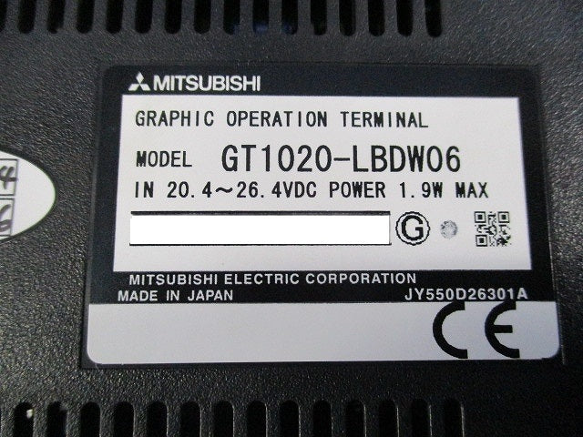 表示器GOT(ジャンク品) GT1020-LBDW06