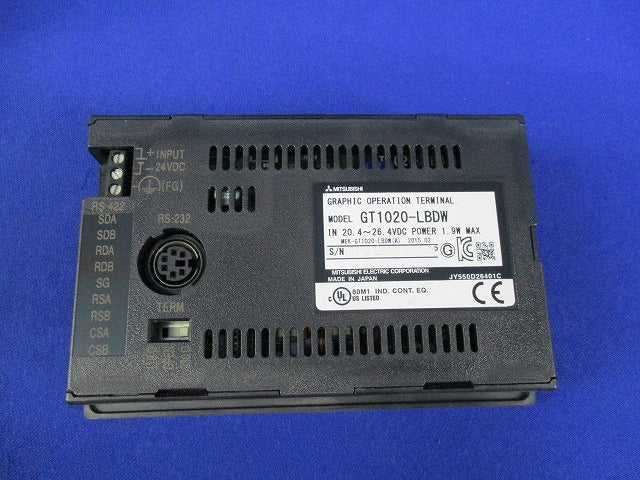 表示器GOT(ジャンク品) GT1020-LBDW