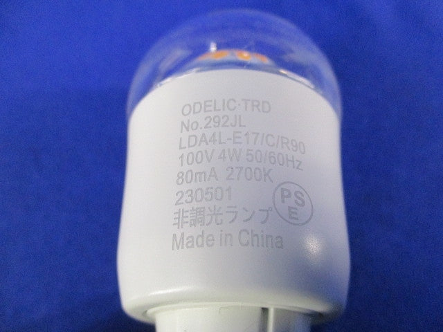 LED電球 ミニクリプトン形(E17)(点灯試験済) No.292JL LDA4L-E17/C/R90