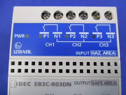 本質安全防爆構造リレーバリア EB3C-RO3DN