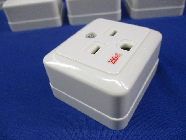 接地角型コンセント(8個入) National WK3012