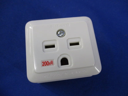 接地角型コンセント(8個入) National WK3012