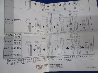 F形接栓(8個入)(新品未開封) F-7SC