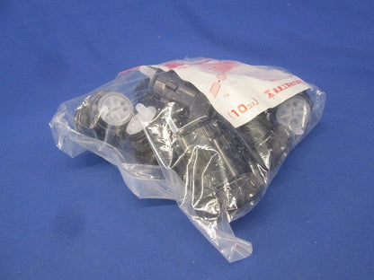 ネクタ ワンタッチ型 PF管22用 黒 10個入 FPK-22YK-10