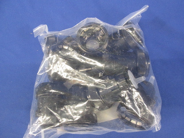 ネクタ ワンタッチ型 PF管22用 黒 10個入 FPK-22YK-10