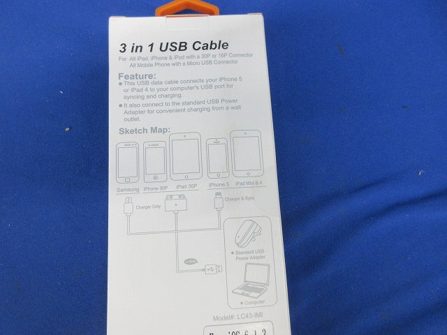3in1USBケーブル LC43-IMI