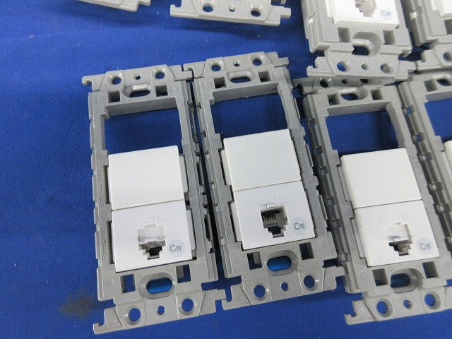 埋込テレホンモジュラジャックユニット(15組入) WN4624WK他