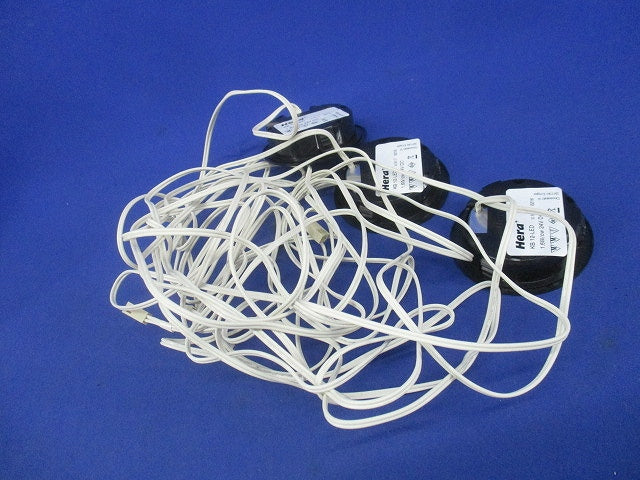 LEDダウンライト(3個入)(ブラック)(キズ・汚れ有) KB12-LED-BL/WW-1.6W