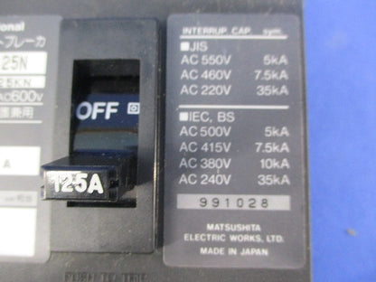 サーキットブレーカ 3P125A National NC-125N