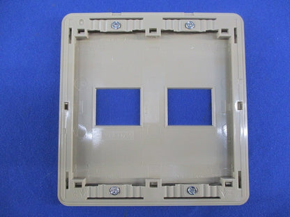 モダンプレート2コ用(9枚入)(ダークベージュ) WN6072