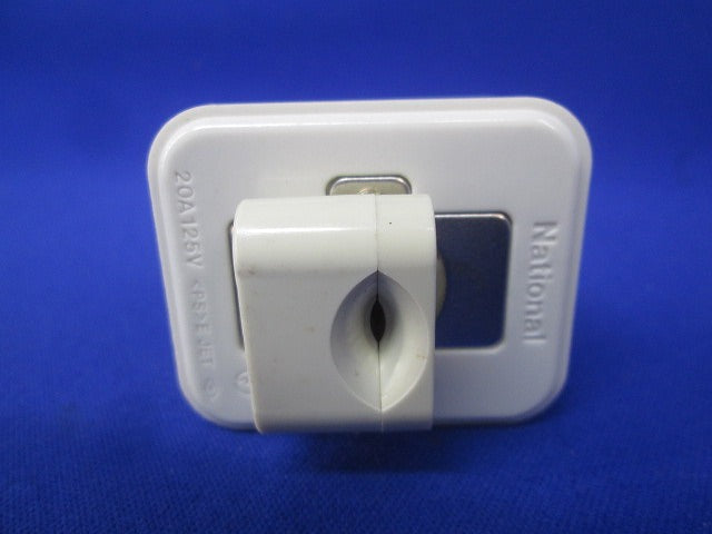 ホーム接地20Aキャップ(5個入)(キズ・汚れ有) National WF5121