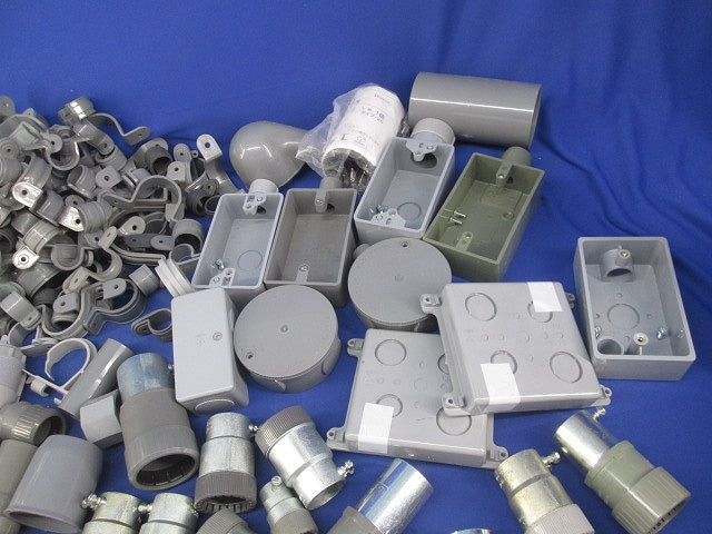 PF管付属品セット(グレー系)(混在・数量写真よりご検討ください) PF14CR他
