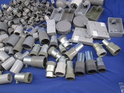 PF管付属品セット(グレー系)(混在・数量写真よりご検討ください) PF14CR他