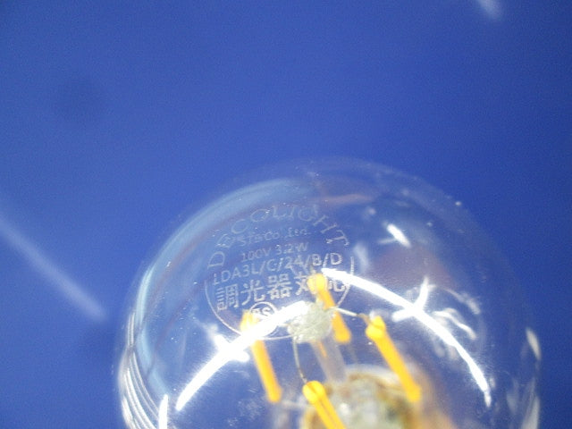 LED電球 デコフィラメントE26 LDA3L/C/24/B/D