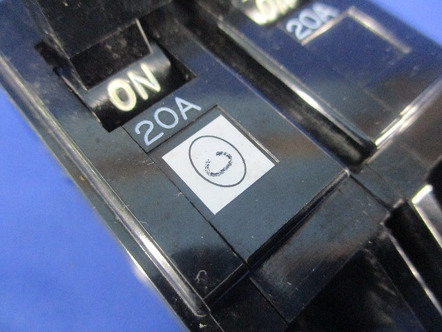 ノーヒューズブレーカ 2P20A(ジャンク品) BH-K