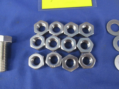 ボルト40mm ナット ワッシャーセット(1/2サイズ)(ステンレス)(混在27個入) 1/2