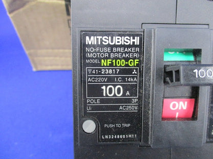 ノーヒューズブレーカ 3P100A NF100-GF