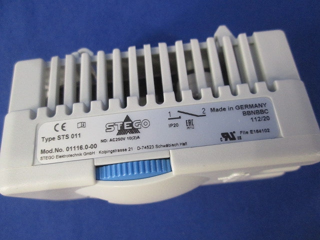 ファン用温度スイッチ(キズ・潰れ・汚れ・破れ有) STEGO AM2-XA1