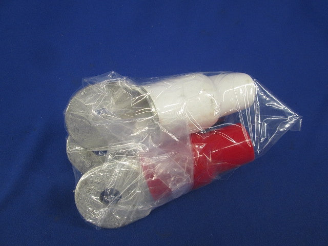 裸圧着端子 丸形 端子キャップ付(赤・白・青)(3個入) 200-12