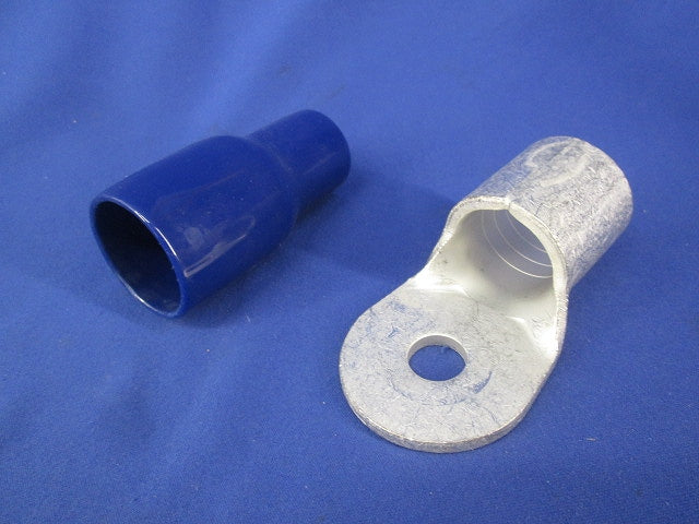 裸圧着端子 丸形 端子キャップ付(赤・白・青)(3個入) 200-12