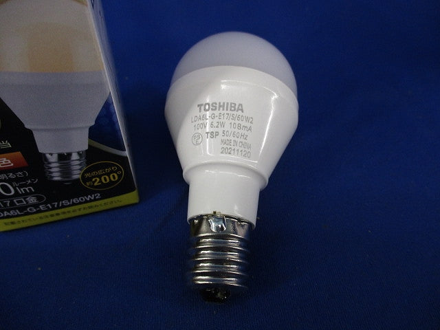 LED電球 E17(電球色) LDA6L-G-E17/S/60W2