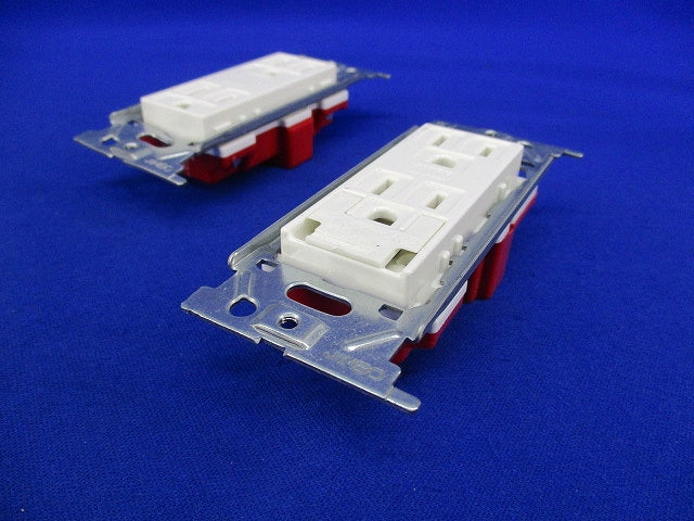 接地ダブルコンセントセット(混在4個入) JEC-BN-55GE他