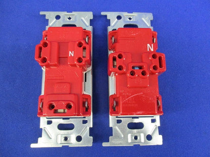 接地ダブルコンセントセット(混在4個入) JEC-BN-55GE他