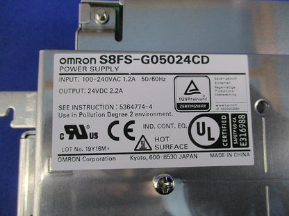 スイッチング・パワーサプライ カバー付/DINレール取付タイプ S8FS-G05024CD