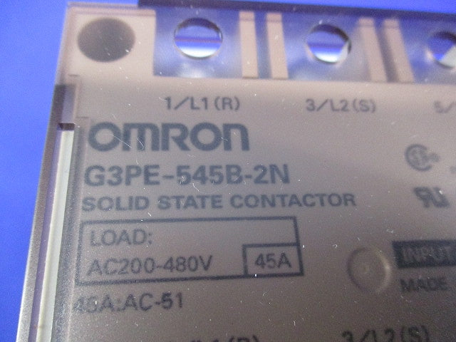 ヒータ用ソリッドステート・コンタクタ DINレール取付けタイプ 素子数2 G3PE-545B-2N