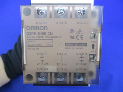 ヒータ用ソリッドステート・コンタクタ DINレール取付けタイプ 素子数2 G3PE-545B-2N