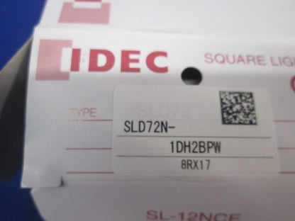 SLDシリーズ角形表示灯・単色全面照光 SLD72N-1DH2BPW