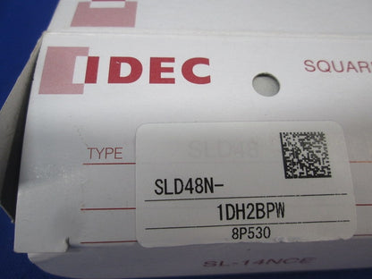 SLDシリーズ角形表示灯・単色全面照光(不足カバー有) SLD48N-1DH2BPW