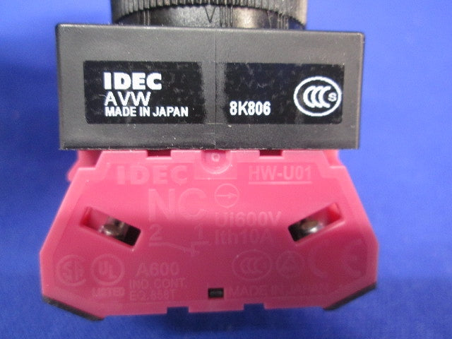 φ22 TWシリーズ 押ボタンスイッチ 中形プッシュロックターンリセット(箱違い) AVW311R