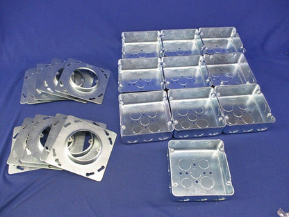 大角アウトレットボックス(塗代カバー付)(10個入) DS38446+DS4312