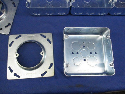 大角アウトレットボックス(塗代カバー付)(10個入) DS38446+DS4312