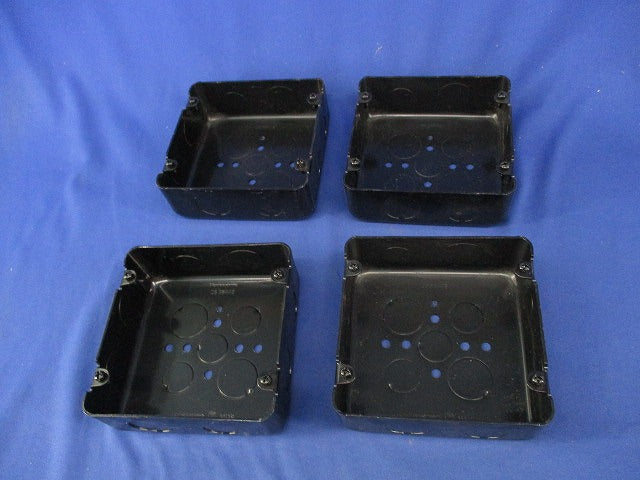 塗装大型四角アウトレットボックス(4個入) DS3844B