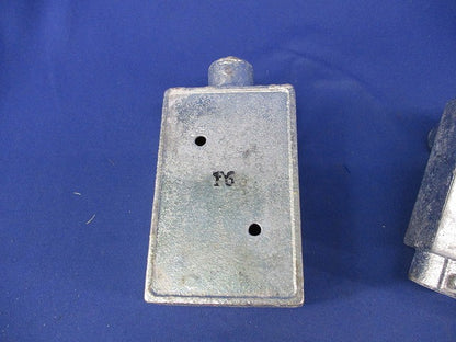 露出スイッチボックス ユニバーサルエルボセット(混在3個入)(亜鉛) 16他