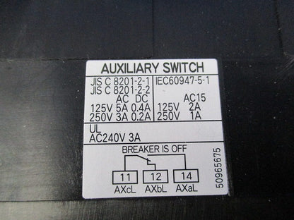 補助スイッチ BW9W1SHA