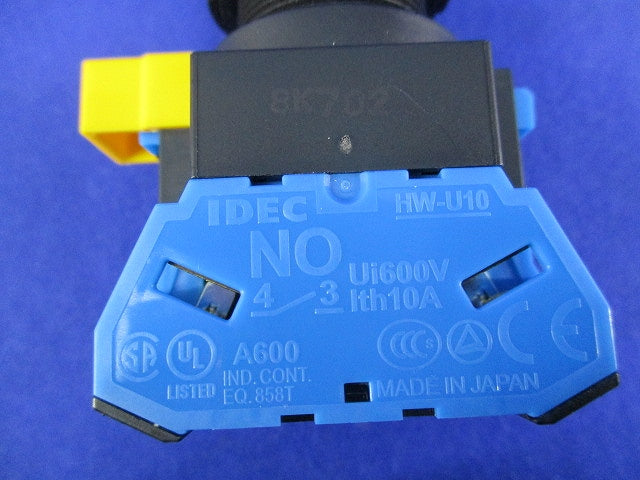 押ボタンスイッチ 平形 モメンタリ形 φ22 赤 HW1B-M110R